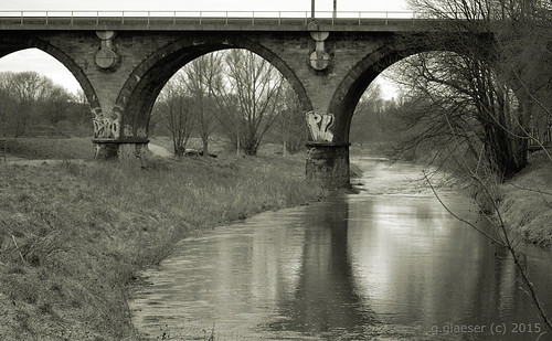 bridge blackandwhite monochrome germany landscape deu hildesheim