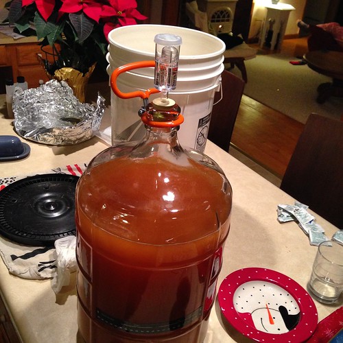 Saison du Vin racked and ready for secondary. #homebrewing