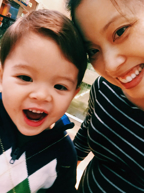 cute & little blog | mama and son selfie