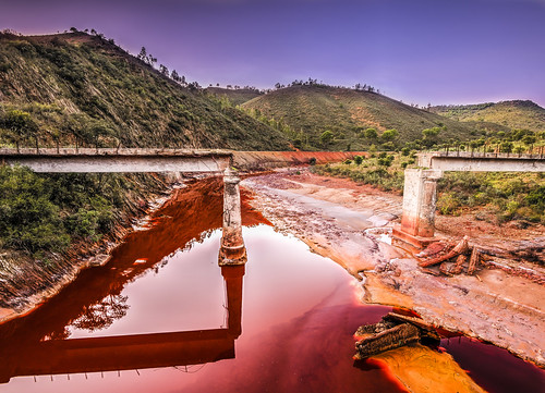 red rio river spain iron mine extreme huelva nasa mineral andalusia tinto