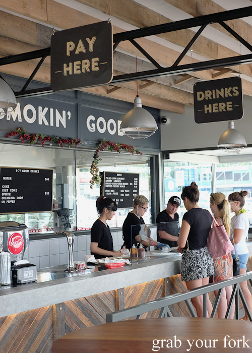 Kong's Cave barbecue at Vic's Meat Market at Sydney Fish Market, Pyrmont