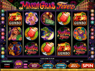 Mardi Gras Fever Slot Machine