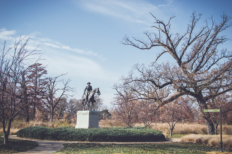 St. Louis Forest Park Cowboy Statue
