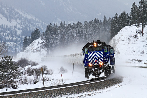 railroad snow train montana mt curve mrl weeksville emd montanaraillink sdp40 sd402xr gaslocal no290 mrlfourthsubdivision