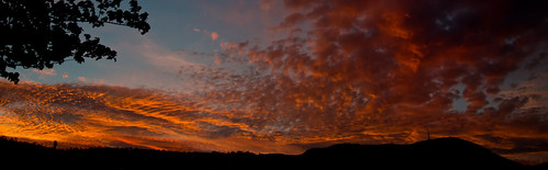 sunset sky clouds nye australia tasmania hobart mtwellington setting nye2014