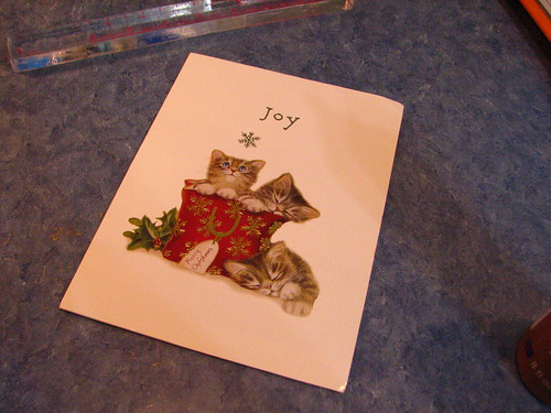 make a box from a Christmas card