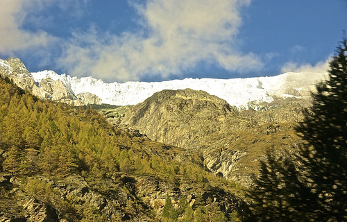 Glaciers - view from the Glacier Express