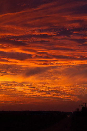 sunset michigan scenic