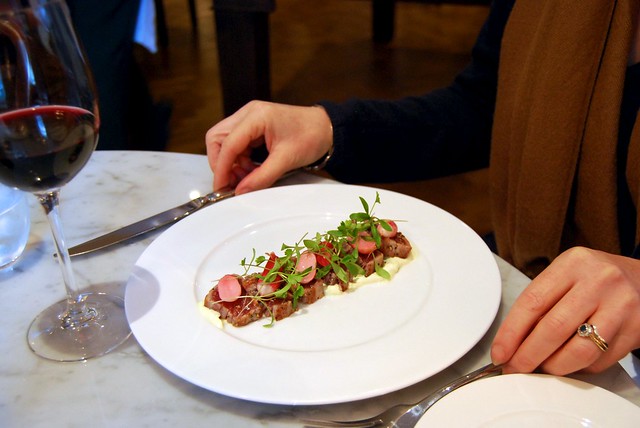 Seared Tuna at 108 Brasserie, Marylebone