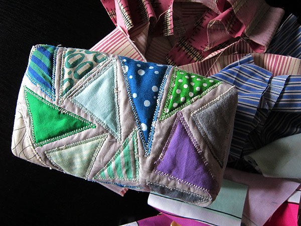 attack of the triangles zip pouch