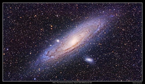 messier 31 andromeda galaxy nebula refractor apo astrophotography universe space public domain