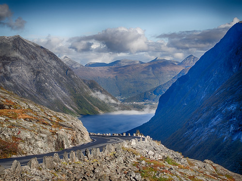norwegen wolken berge orte landschaft trollstigen møreogromsdal länder strase hdrdri techniken