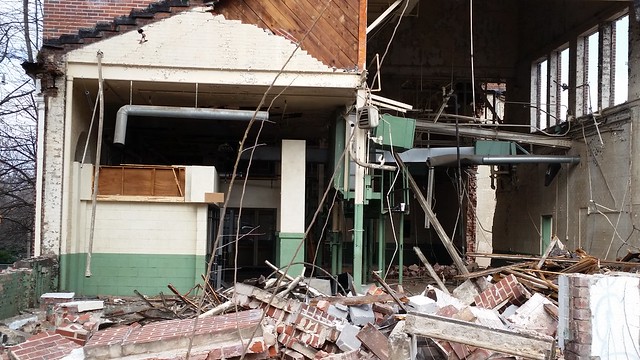 20141231_123408 2014-12-31 demolition 345 Glen Iris Creomulsion Building Atlanta GA Old 4th Ward