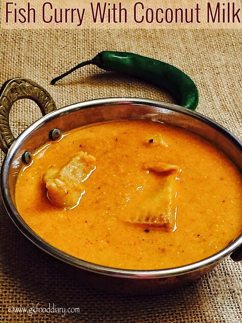 Fish Curry (with Coconut Milk) For Babies, Toddlers and Kids 1