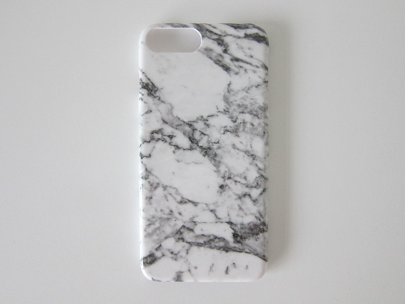 Fabrix Marble Snap Case for iPhone 7 Plus - White - Back