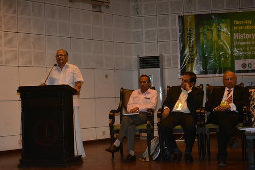 IUML national secretary E T Mohammed Basheer MP inaugurating the international seminar on ‘The History of Isla mic Medical Science and Development of the Modern Medical Science’ held at University of Calicut on Friday