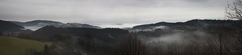 sky fog clouds forest landscape beskydy beskids thebeskidmountains pulciny pulcinskerocks