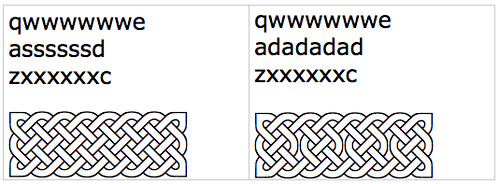 Celtic font example