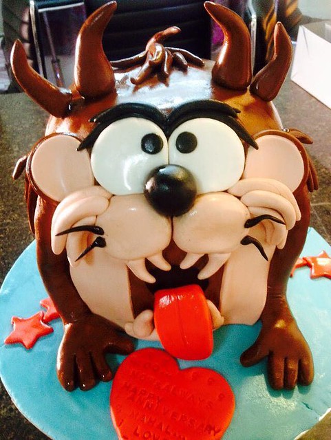Taz Manian Devil Cake by Shirley Ongsioco Lugares