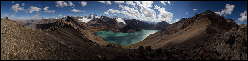panorama lake landscape doug tian panoramic valley shan kyrgyzstan tien karakol alakol mountainscapes kofsky alakjol