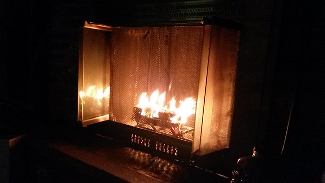 First fire of the season/in the house