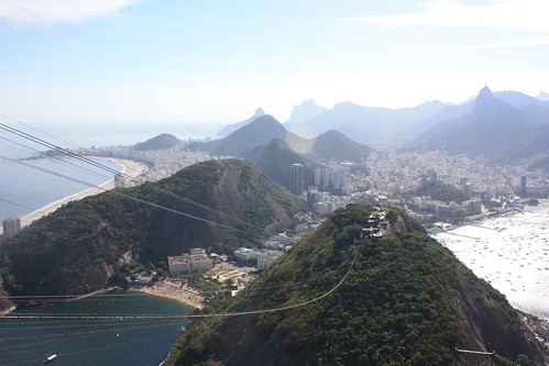 Rio de Janeiro, Copacabana Beach, Morro da Urca, and Cristo Redentor from Pão de Açúcar