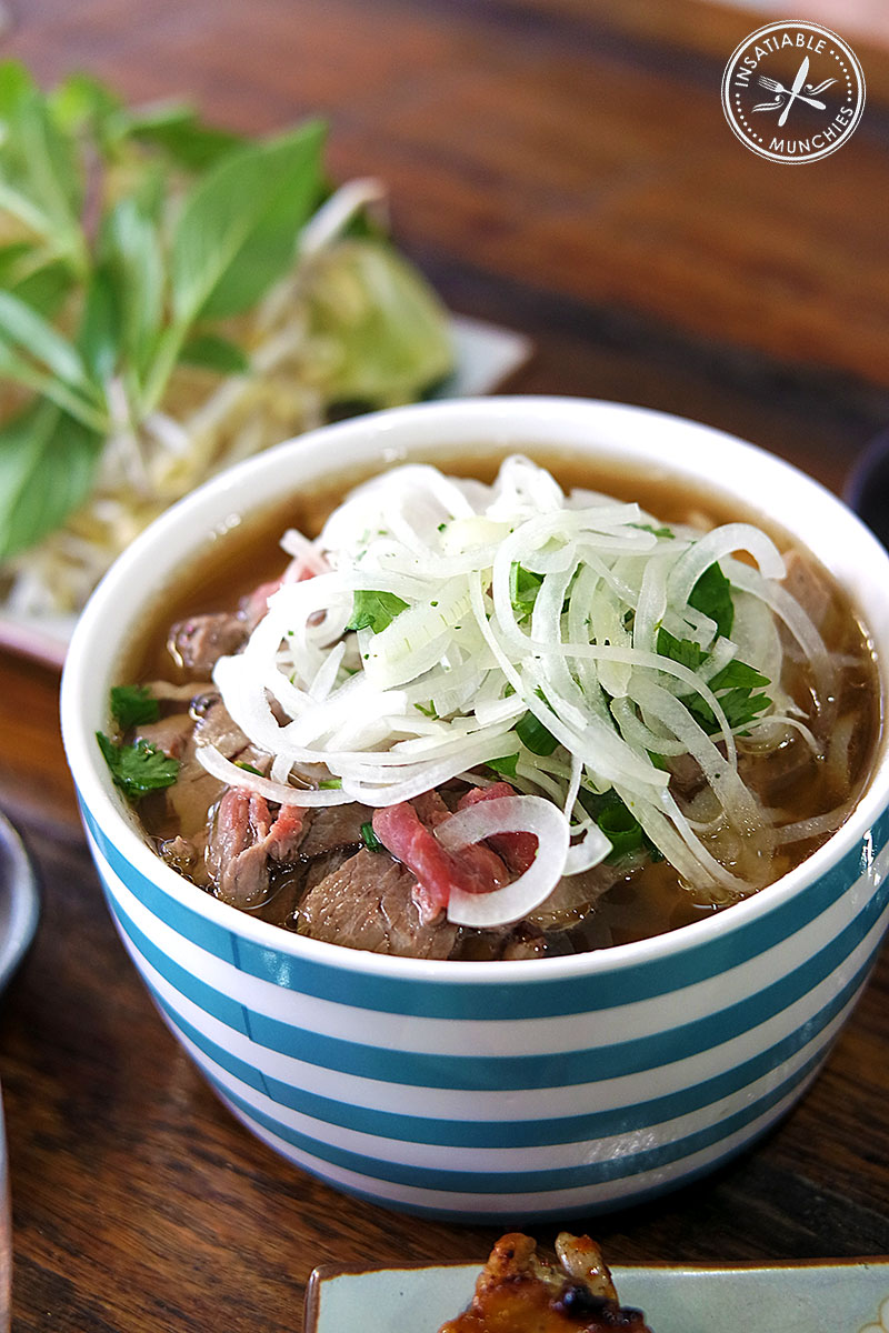 Special beef pho in a small size