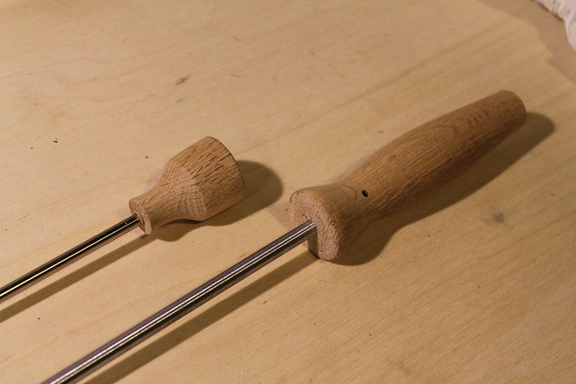Oak Handles for Ram Rod and Auger
