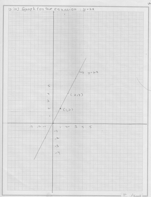 RD Sharma Class 9 Solutions Chapter 13 Linear Equations in Two Variables 16.