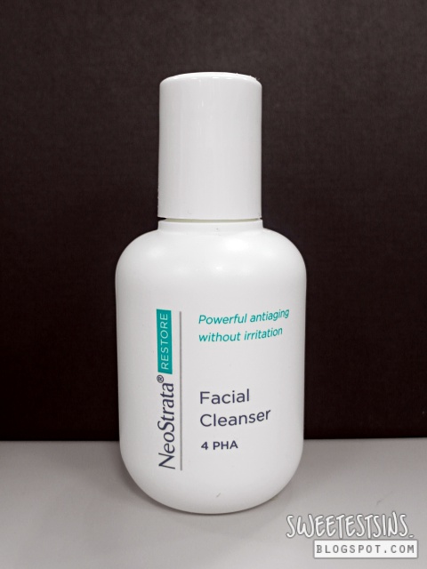 neostrata facial cleanser 4 pha