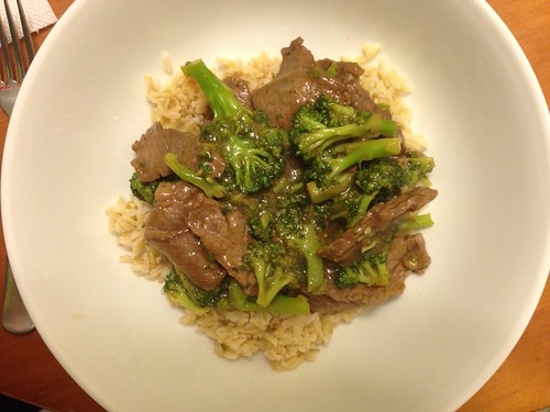 beef and broccoli stir-fry