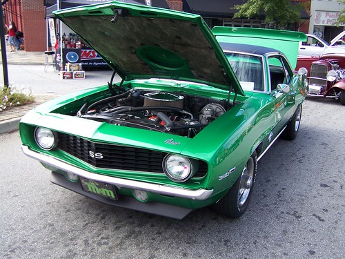 1969 camaro ss 350 green