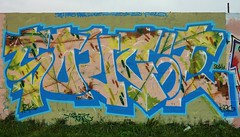 Aytré graffiti, mur DBMA
