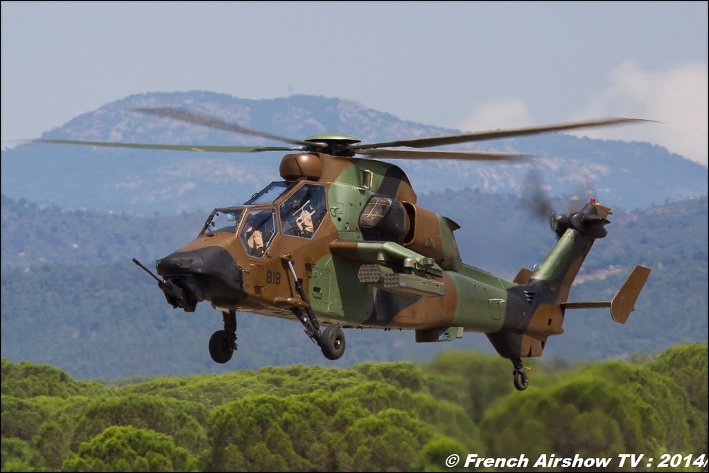 EC-665 Tigre,EC 665 ,Solo display, Airbus Helicopter Meeting des 60 ans de l'ALAT 2014 ,Cannet des Maures 