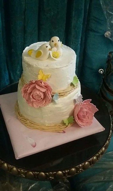Birds Chirping Cake by Faiza Affan of A Bake Studio