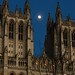 Moon over National Cathedral (01)