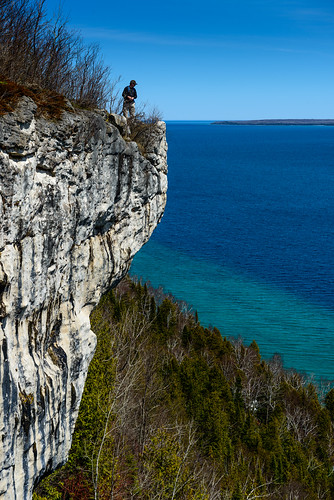 ca blue cliff white ontario canada water forest hope bay spring bruce drop hike height wiarton brucetrail hopebay