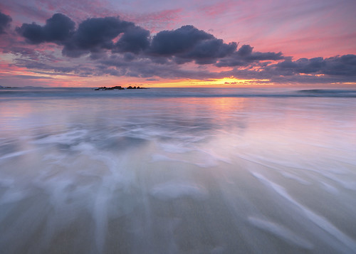 sunset sea cloud seascape beach water wales landscape coast cloudscape anglesey rhosneigr porthtyntywyn