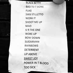 #setlist #alabama3 Seen them 5 times now but last night amazing! Best gig I have seen them play. Everyone dancing the whole set.