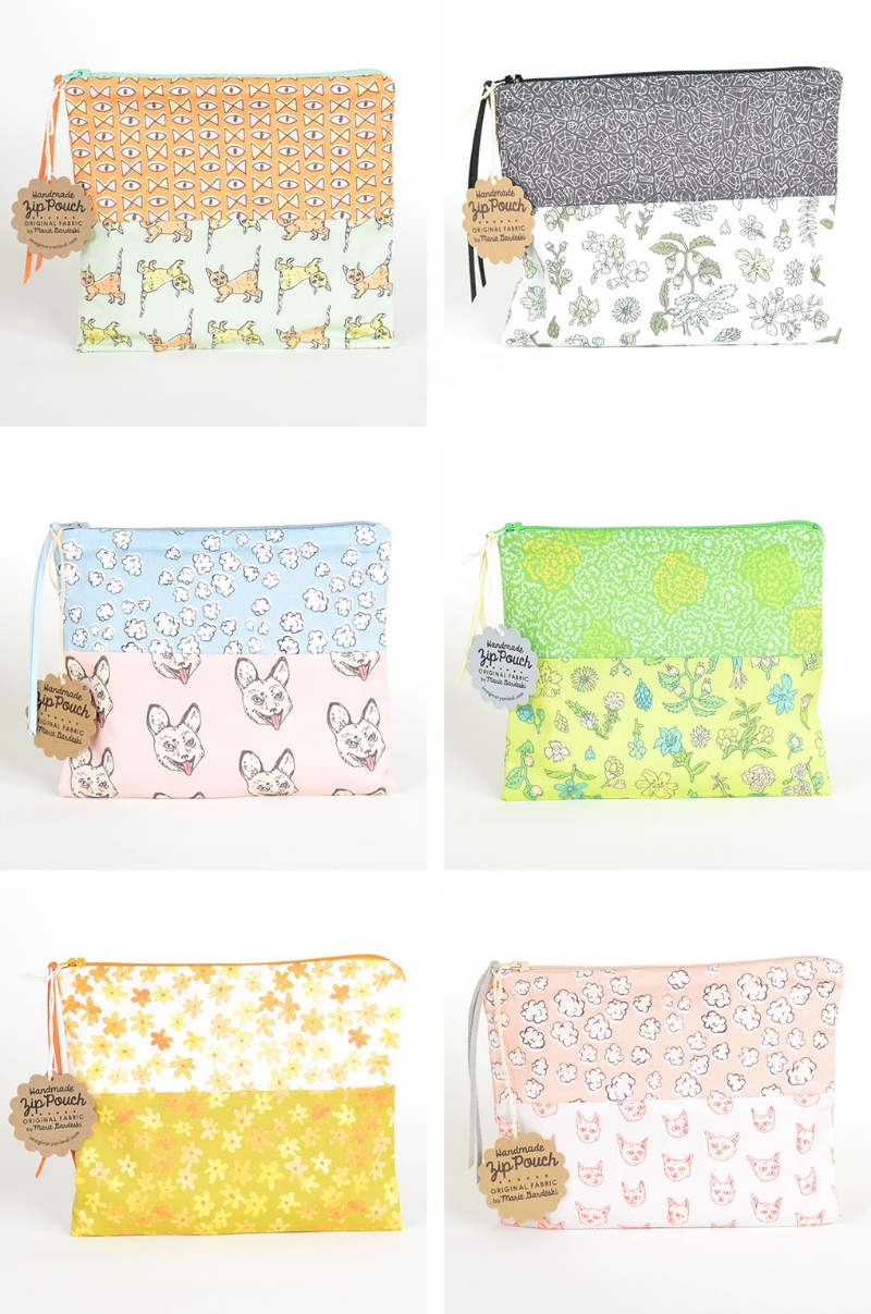 http://www.imaginaryanimal.com/collections/pouches