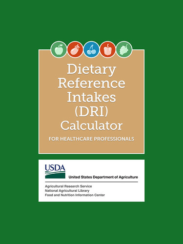 USDA Dietary Reference Intakes (DRI) Calculator for Healthcare Professionals app screenshot