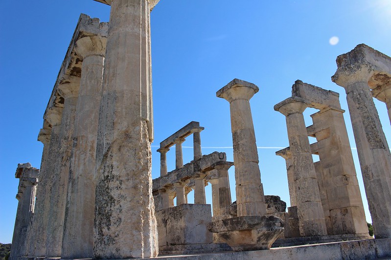 Temple of Aphaia in the sun