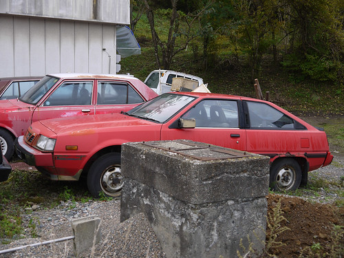 cars abandoned car drive 日本 touring rustycars 長野県 木曽町