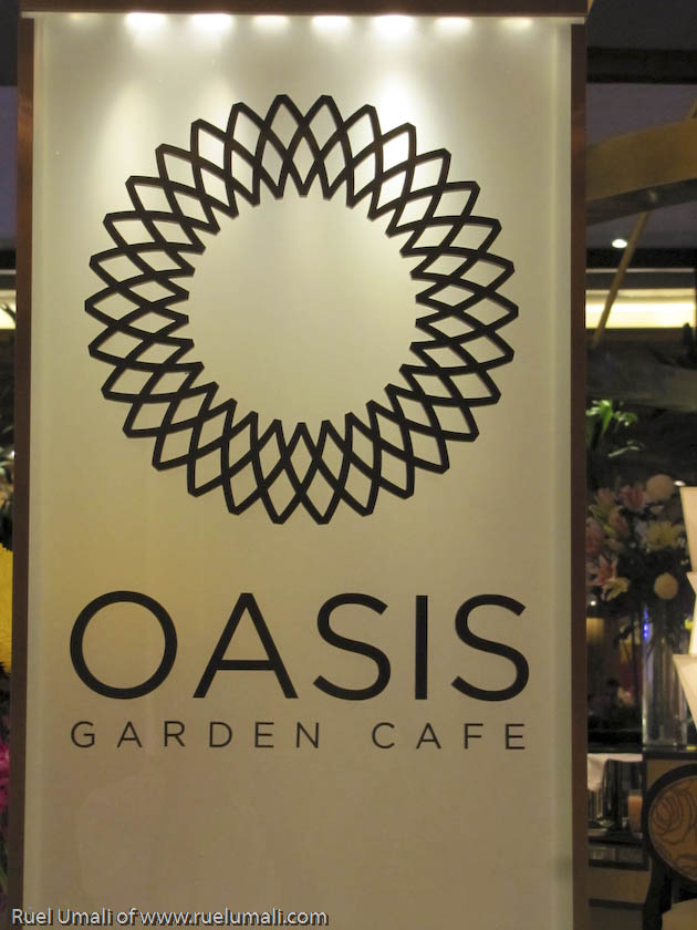 Solaire Resort's Oasis Garden Cafe and Waterside Restobar