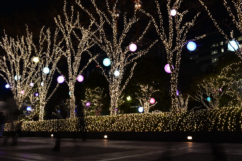 新宿のイルミネーションと夜景 2014年12月22日