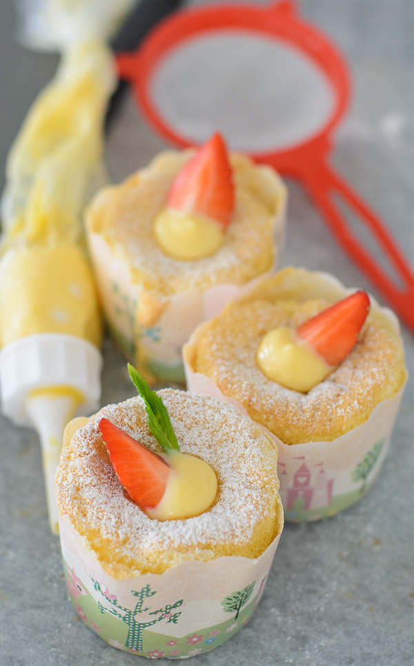 Hokkaido Chiffon cupcakes