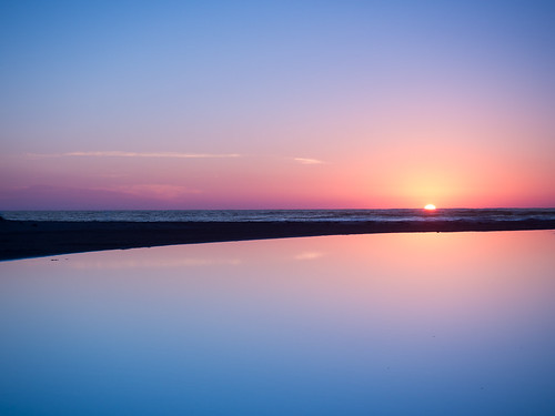 reflection beach sunrise december australia olympus victoria torquay 43 2014 backbeach mft 1240mm microfourthirds omdem5