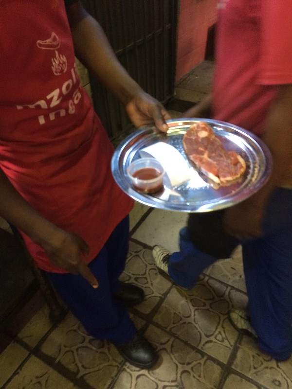 Meat at Mzoli's in Guguletu township