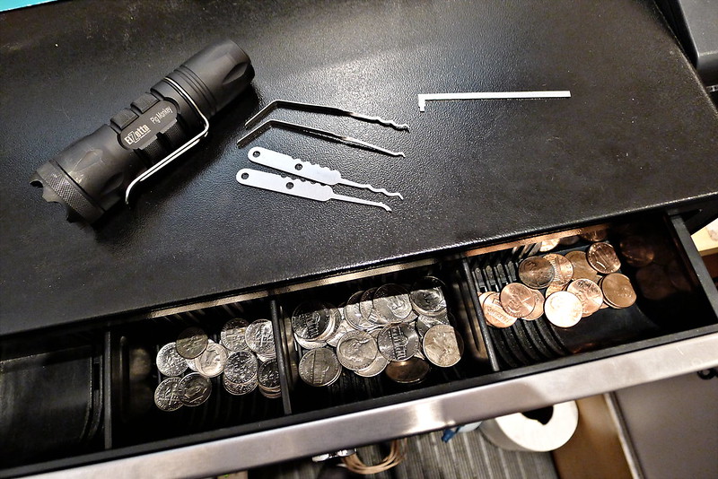 Cash Drawer Opened with EDC Tools