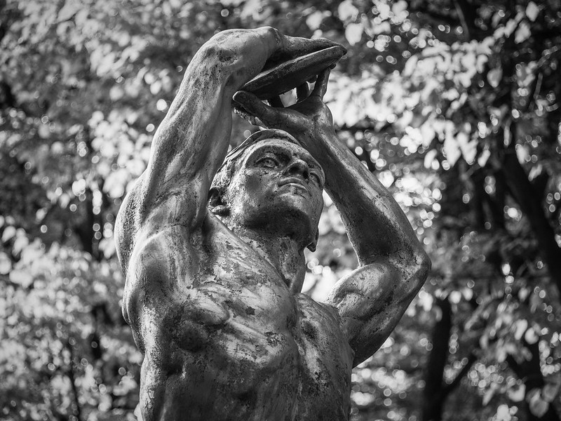 «Discus Thrower» in Gorky Park